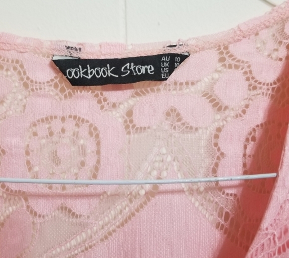 Lookbook Store Light Pink Lace Dress! - Picture 5 of 8